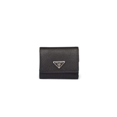 PRADA SMALL SAFFIANO LEATHER WALLET 1MH043 (10*8.5cm)